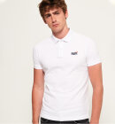 Superdry - CLASSIC PIQUE S/S POLO TIL HERRE | OPTIC WHITE