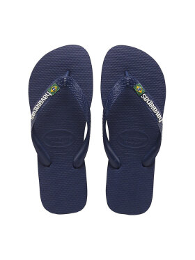 Havaianas - å Brasil Logo Klipklapper - Børn - Navy Blue