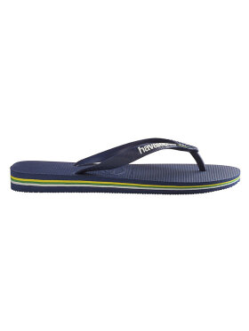 Havaianas - å Brasil Logo Klipklapper - Børn - Navy Blue