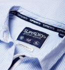 Superdry - OXFORD STRIPE SKJORTE TIL KVINDER | BLUE STRIPE