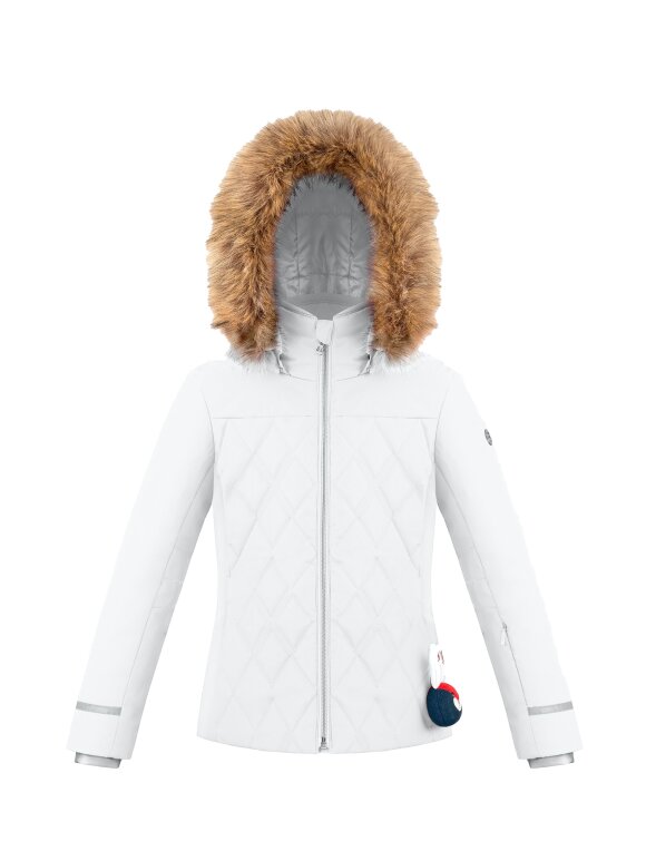 Quilted Ski Jacket | White