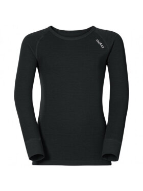 Odlo - Kid's Warm Skiundertrøje - Børn - Black