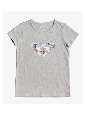 Roxy - ENDLESS MUSIC PRINT T-SHIRT TIL BØRN | HERITAGE HEATHER