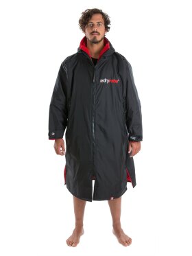 Dryrobe - Advance Long Sleeve Poncho | Voksne | Black/Red