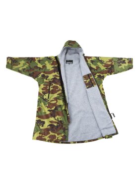 Dryrobe - Advance Long Sleeve Surf Poncho | Voksne | Camo/Grey