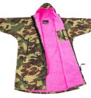 Dryrobe - Advance Long Sleeve Surf Poncho | Voksne | Camo/Pink