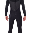 Rip Curl - Men's Omega 3/2 Full Back Zip Steamer Våddragt | Herrer | Black