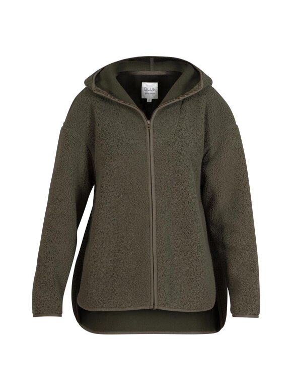 Blue Sportswear - Zaria Teddyfleece Oversize Jacket | Olive