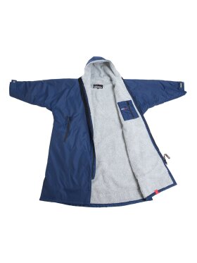 Dryrobe - Advance Long Sleeve Surf Poncho | Voksne | Navy/Grey