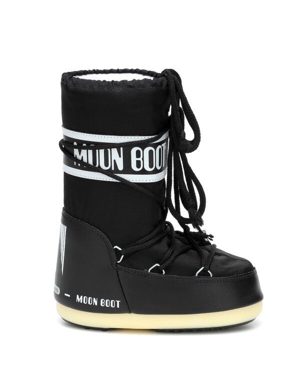 Moon Boot - Moon Boot Junior Classic Nylon Vinterstøvler - Børn - Black 