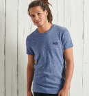 Superdry - Vintage T-Shirt Med Broderi | Tidal Blue Space 