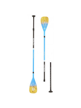 Aztron - PHASE BAMBOO CARBON 3-DELT PADDLE | LITE BLUE