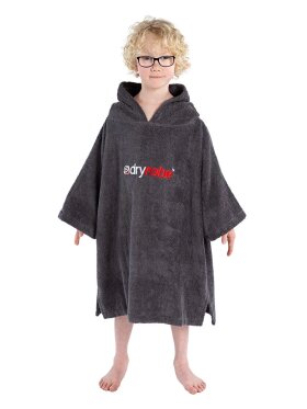 Dryrobe - Frotté Badeponcho | Børn | Slate/Grey