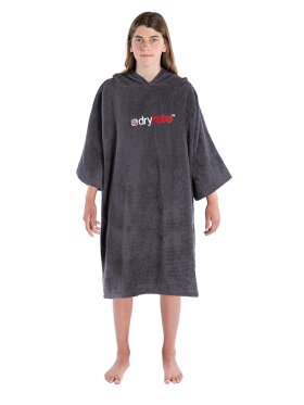 Dryrobe - Frotté Badeponcho | Børn | Slate/Grey