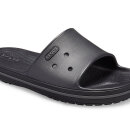 Crocs - Crocbrand Slide Sandaler | Voksne | Black/Graphite