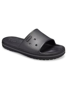 Crocs - Crocbrand Slide Sandaler | Voksne | Black/Graphite