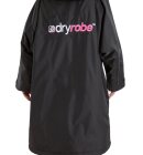 Dryrobe - Kid's Advance Long Sleeve Surf Poncho | Børn | Black/Pink