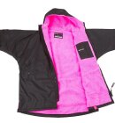 Dryrobe - Kid's Advance Long Sleeve Surf Poncho | Børn | Black/Pink