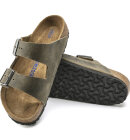 Birkenstock - Arizona Nubuklæder Sandaler - Unisex - Faded Khaki - Normal 