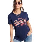 Superdry - Vintage Logo Infill T-Shirt | Kvinder | Midnight