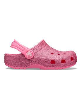 Crocs - Kids Classic Glitter Clog - Børn - Pink Lemonade