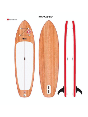 Oukai - Wood Edition 10'6 Oppustelig SUP Board  - DEMO