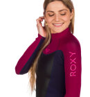 Roxy - Women's Prolog 3/2 Back Zip Full Våddragt | Kvinder | Navy/Burgundy
