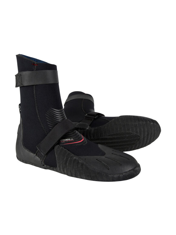 O'Neill - 7mm Heat Round Toe Neopren Støvle | Voksen | Black