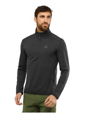 Salomon - OUTRACK HALF ZIP MIDLAYER TIL HERRER | BLACK