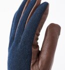 Hestra - Deerskin Wool Tricot Handske - Herre - Navy/Chokolate