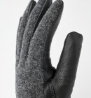 Hestra - Deerskin Wool Tricot Handske - Herre - Charcoal/Black