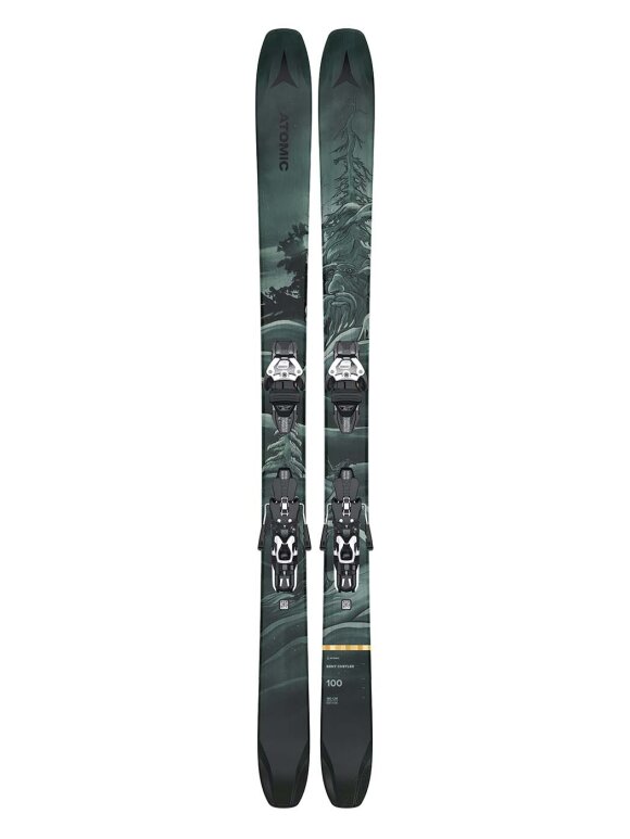 Atomic - Bent Chetler 100 + War 11 Ski | Herrer | Grey/Green