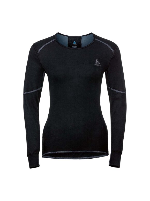 Odlo - Women's Active X-warm Skiundertrøje - Dame - Black