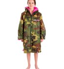 Dryrobe - Kid's Advance Long Sleeve Surf Poncho | Børn | Camo/Pink