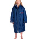 Dryrobe - Kid's Advance Long Sleeve Surf Poncho | Børn | Navy/Grey