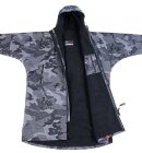Dryrobe - Advance Long Sleeve Surf Poncho - Voksne - Black Camo/Black