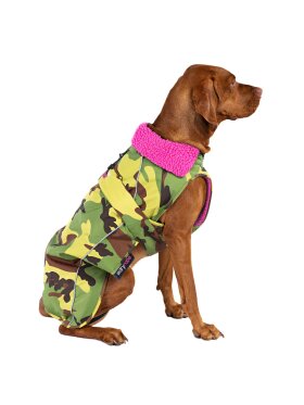 Dryrobe - Dryrobe poncho til hunde | Camo/Pink