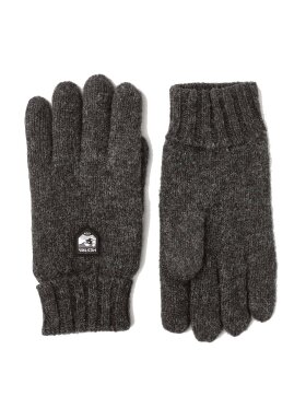 Hestra - Basic Uldhandsker - Unisex - Charcoal/Mørkegrå