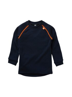 Helly Hansen - Kid's Merinould Skiundertøj Sæt | Børn 5 - 9 år | Navy