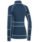 Kari Traa - Smekker højhalset merinould undertrøje | marin/blå
