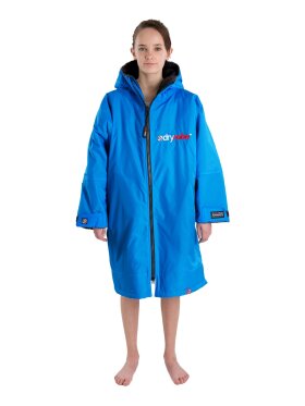 Dryrobe - Kid's Advance Long Sleeve Surf Poncho | Børn | Cobalt Blue