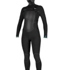 O'Neill - Women's Psycho Tech 6/4mm Chest Zip + w/hood våddragt - Dame - Black