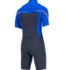 Pro Limit - Men's Fusion Freezip Short 2/2 Våddragt | Herrer | Grey/Orange/Blue