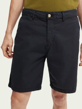 Scotch & Soda - Men's Stuart Chino Shorts i Bomuld | Herrer | Night (mørkebå)