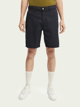 Scotch & Soda - Men's Stuart Chino Shorts i Bomuld | Herrer | Night (mørkebå)