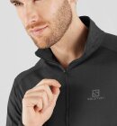 Salomon - OUTRACK HALF ZIP MIDLAYER TIL HERRER | BLACK