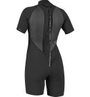 O'Neill - Women's Reactor II 2mm Back Zip S/S Spring våddragt | Damer | Black/Back