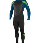 O'Neill - Youth Epic 4/3mm Back Zip Full Våddragt | Børn | Black/Dark Blue/Green