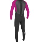 O'Neill - Youth Reactor II 3/2mm Back Zip Full våddragt | Børn | Black/Berry