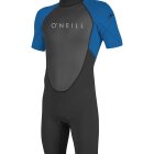 O'Neill - Youth Reactor II 2mm Back Zip S/S Spring våddragt | Børn | Black/Ocean